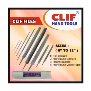 CLIF MECHANISTS FILE HALF ROUND FILE 10INCH