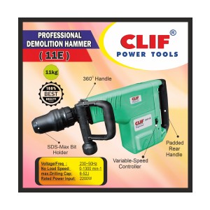 CLIF PROFESSIONAL DEMOLITION HAMMER DCA DH11E (1PCS)
