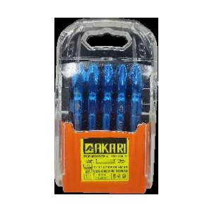 Akari SCREW DRIVER BITS 65MM (+/+) K5 BLUE(10PCS SET) (20/200PCS)