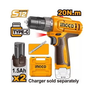 INGCO 12V CORDLESS DRILL - CDLI12206
