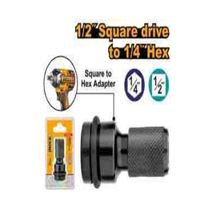 INGCO SQUARE TO HEX ADAPTER - ABH60501