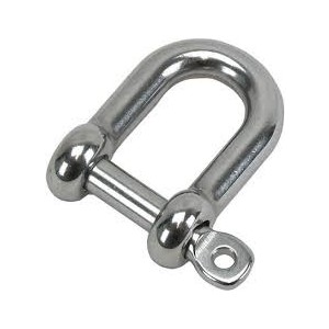 LIFTGEAR SS D SHACKLES
 CAPACITY- 12MM WEIGHT-0.185Kg
