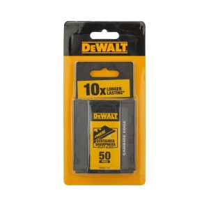 DEWALT 50PK TUNGSTEN CARBIDE UTILITY BLADES DWHT8-11131
