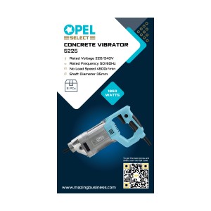 OPEL SELECT 5225 - 50mm ELECTRIC VIBRATOR (1850WTS)