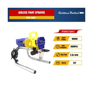 GOLDEN BULLET PAINT SPRAYER 1800W - PSM 4500