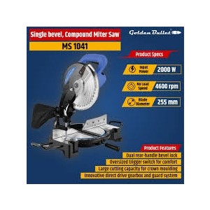 GOLDEN BULLET MITER SAW 10"/255MM 2000W - MS 1041