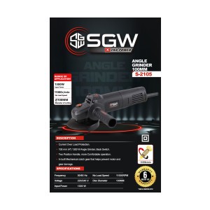 SGW ANGLE GRINDER 100M S-2105 1300W