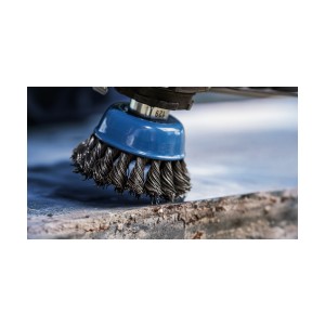 CLIF PROFESSIONAL WIRE CUP BRUSH -TWISTED-CS -PROFESSIONAL 4INCHX M14 (40PCS)