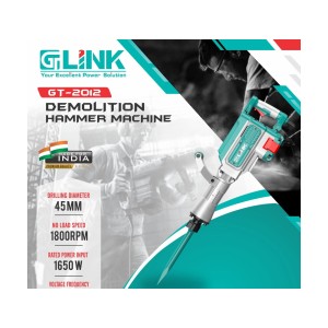 GT LINK DEMOLITION HAMMER MACHINE 65 MM (15 KG) (PH65) 1650 W - GT-2012
