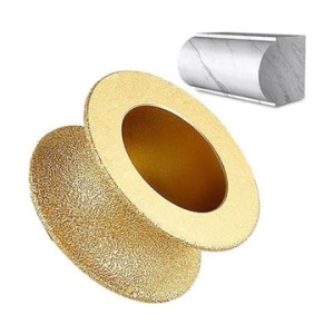 GOLDEN BULLET GOLDEN VACCUM BRAZED WHEEL, HALF ROUND CONCAVE 25MM - VBH 25