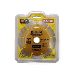 AKARI 5" SEG 9T (10MM) HOT PRESS BIG BORE - B-5500