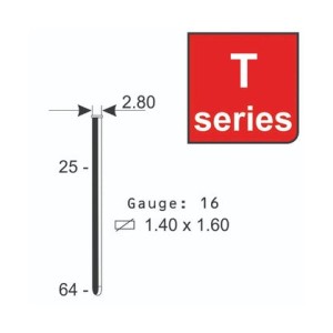 KAYMO BRAD NAILS 16G32 16G SERIES BR16G32 (2500PCS/BOX)