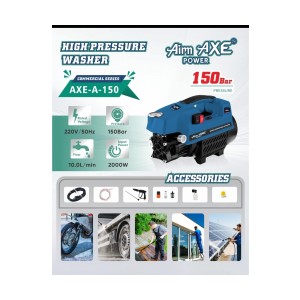 AIRN AXE POWER HIGH PRESSURE WASHER 2000W 150BAR - AXE-A-150