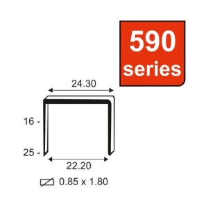 KAYMO STAPLES JK 59022 590 SERIES ST59022JK (22400PCS/BOX)