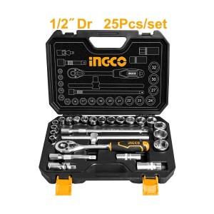 INGCO 25 PCS 1/2" SOCKET SET - HKTS12251