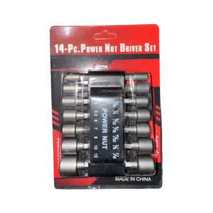 14PCS POWER NUT DRIVER SET