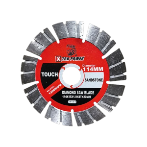 XTRA POWER DIAMOND SAW BLADE 4'' 114MMX15MM 8 SEG SANDSTONE TOUCH