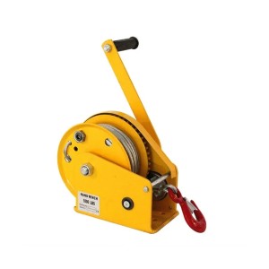 SR YELLOW MANUAL AUTO BRAKE WINCH 1800 LBS