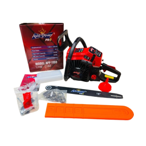 AUTO POWER PRO 62CC GASOLINE CHAINSAW - 22" - APP 1159
