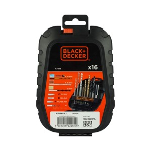 BLACK AND DECKER 16 PCS MIXED ACCESSORY BIT SET A7186-XJ