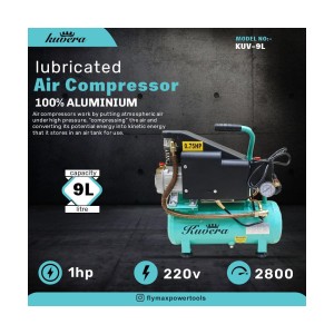 Kuvera 550W Oil Air Compressor 09Ltr - KUV-9L