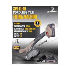 XTRA-POWER CORDLESS TILE TILING MACHINE 21V - XPC-TL-01