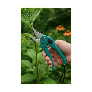 JON BHANDARI FLOWER CUTTER 7" (GREEN HANDLE) - F-059