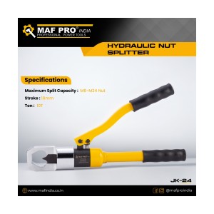 MAF PRO HYDRAULIC NUT SPLITTER 18MM - 10TON JK-24