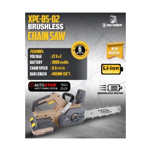 XTRA POWER XPC-BS-02 BRUSHLESS CHAIN SAW 405MM 21V
