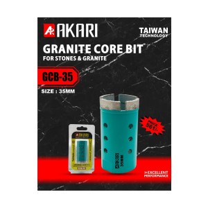 AKARI GRANITE CORE BITS (FOR ANGLE GRINDER) 35MM