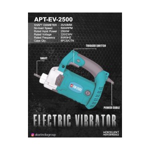 AKARI ELECTRIC VIBRATOR (WITHOUR ROD) 2500W (35-50MM) - APT-EV-2500