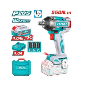 TOTAL CORDLESS IMPACT WRENCH 20V SQ.-1/2" - TIWLI2055
