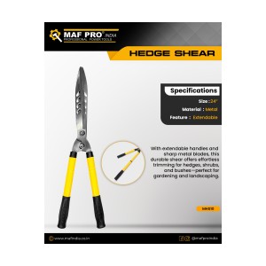 MAF PRO HEDGE SHEAR 24" METAL (EXTENDABLE) - MHS10