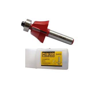 AKARI CHAMFER ROUTER BIT 8MM SHANK 9405