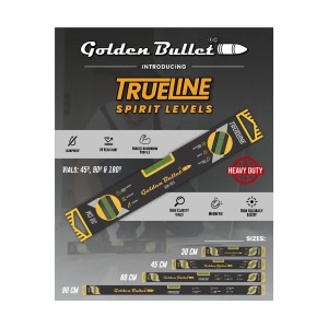 GOLDEN BULLET SPIRIT LEVEL 18" - SLM 7518