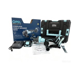OPEL SELECT 5240 - 4"-110mm CORDLESS ANGLE GRINDER 21V (2Ah)