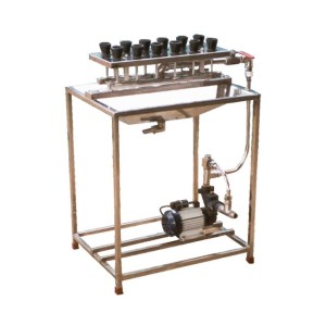 ADVANCE RINSER WITH 24 CUPS – WITH STAND, TRAY & PUMP FOR GLASS GOLI BOTTLES - R – 24 – G – M