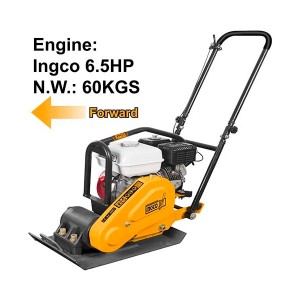 INGCO GASOLINE PLATE COMPACTOR 6.5HP(4.8KW) [1PC] - GCP060-2