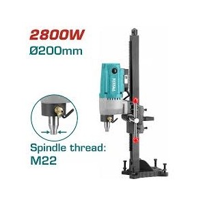 TOTAL DIAMOND DRILLING MACHINE 200MM (2800W) (M22) - TDDM28OO1