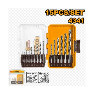 INGCO 15 PCS HSS DRILL BIT - AKDL51506