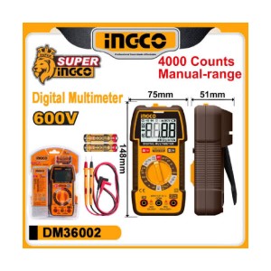 INGCO DIGITAL MULTIMETER 600V - DM36002