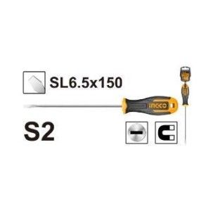 INGCO 1PCS SLOTTED SCREWDRIVER 150MM - HS686150