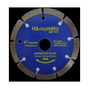 Akari MARBLE CUTTING BLADE (HANUMETO HOT PRESS) 4" CERAMIC ZERO CHIPPING H008 (200PCS)