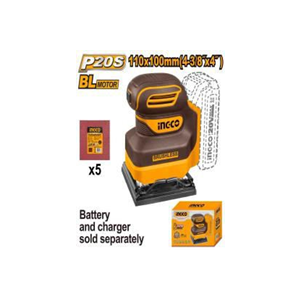 INGCO CORDLESS SHEET SANDER 20V - CHSLI20141