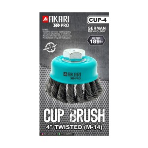 AKARI PRO CUP BRUSH 4" TWISTED (M-14)