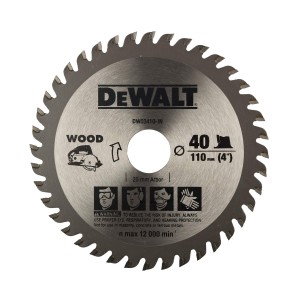 DEWALT 110MM X 40T - TCT SAW BLADE DW03410-IN
