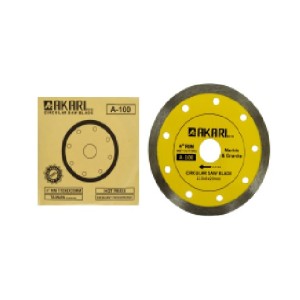 Akari MARBLE CUTTING BLADE AKARI NEW SERIES A-100 4" RIM (200PCS)