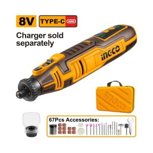 INGCO 8V CORDLESS DIE GRINDER - CMGLI0801