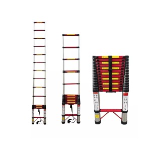 JON BHANDARI TELESCOPIC ALUMINIUM LADDER 15 STEPS - L-002