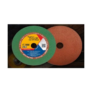 GOLDEN BULLET CUT OFF WHEEL TWIN TUFF SINGLE NET 107X1X16 GREEN & BLACK - TTF 042